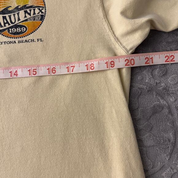 Comfort Colors Maui Nix 1989 Beige Tee Medium - Picture 5 of 6